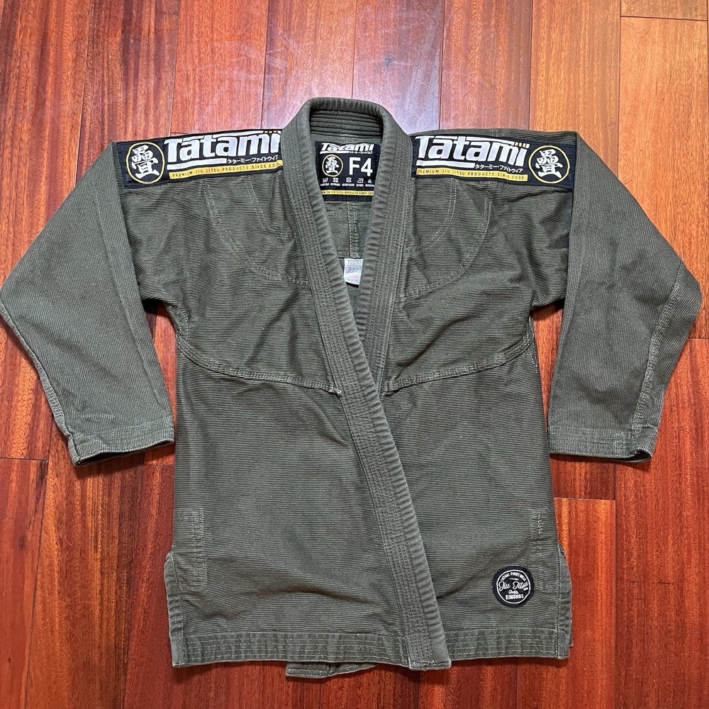 Tatami Gi Jacket Mens F4 Olive Green Jiu-Jitsu Kimono Mma Grappling Wrestle